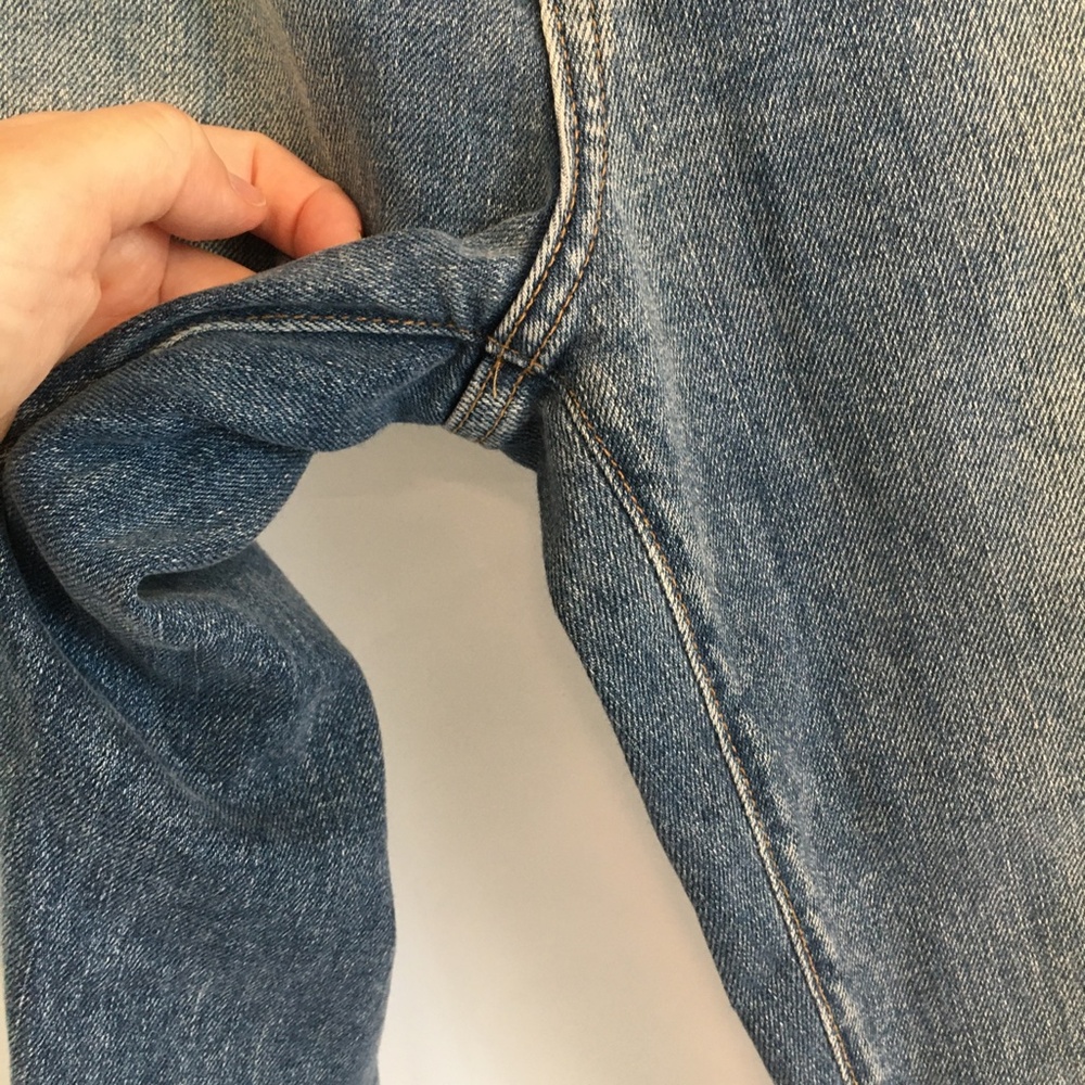 Joe’s Jeans High Rise Skinny Ankle Wheaton Raw Frayed Hem Size 30 Light Wash - Picture 12 of 15